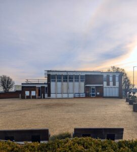 Station Road building with frontage